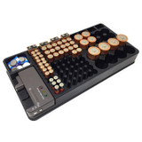 Battery Storage Box Organizer with Energy Tester