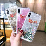 Dynamic Liquid Quicksand Christmas iPhone Case
