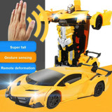 Gesture Sensing Transformer Robot RC Car Toy
