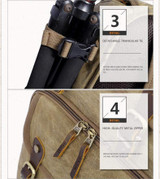 High Capacity Canvas Camera Backpack