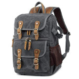 High Capacity Canvas Camera Backpack