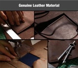 Retro PU Leather Wallet Case For iPhone