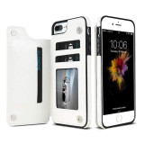 Retro PU Leather Wallet Case For iPhone