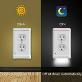 Set of 5 Outlet Wall Plate With LED Night Lights