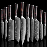 10 Pieces Professional Kitchen Knives Set