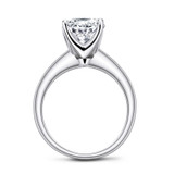 Princess Cut Moissanite Diamond Solitaire Ring