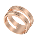 Double Name Ring