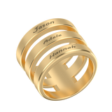 3 Names Ring