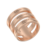 3 Names Ring