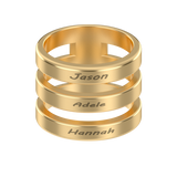 3 Names Ring