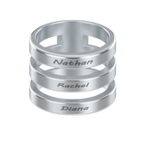 3 Names Ring