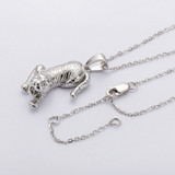 The king Tiger Pendant Necklace