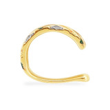Single Fashion Sterling Silver Multi Color Ear Bone Clip