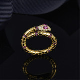 Diamond Fashion Personality Snake Ring