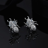 Spider Created Diamond Stud Earring