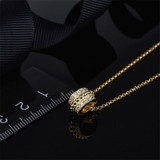 Classic Dainty Round Circle Pendant Sterling Silver Necklace