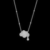 Sterling Silver Cloud Pendant Necklace