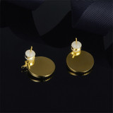 Sterling Silver Created Diamond Stud Earrings Sterling Silver Created Diamond Stud Earrings