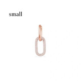 Double Circle Created Diamond Single Hoop Earring