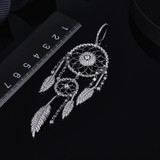 Black Gold Plated Created Diamond Bead Single Hoop Earring