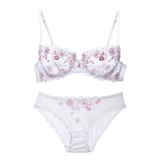 Deadly Flirt All Over lace Floral Soft-cup Balconette Bra Set Deadly Flirt All Over lace Floral Soft-cup Balconette Bra Set
