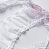 Deadly Flirt All Over lace Floral Soft-cup Balconette Bra Set Deadly Flirt All Over lace Floral Soft-cup Balconette Bra Set