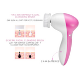 5 in 1 Electric Facial Cleanser Wash Face Cleaning Machine Skin Pore Cleaner Body Cleansing Massage Beauty Massager Clean Tools