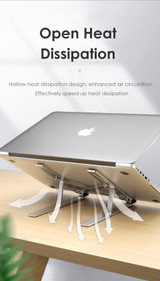 Laptop Holder for MacBook Pro Notebook Foldable Aluminium Alloy Laptop Stand Bracket Laptop Holder for PC Notebook