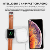Amstar 3 in 1 Wireless Charger for Airpods Apple Watch 5 4 3 2 1 iWatch 10W Fast Wireless Charging Pad for iPhone 11 Pro XS X 8