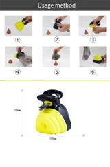 Dog Poop Bag Dispenser Travel Foldable Pooper Scooper Poop Scoop Clean Pick Up Animal Waste Waste Picker Cleaning Pet Products