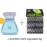 Dog Poop Bag Dispenser Travel Foldable Pooper Scooper Poop Scoop Clean Pick Up Animal Waste Waste Picker Cleaning Pet Products