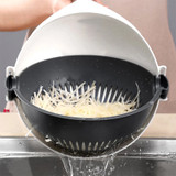 Magic Multifunctional Rotate Vegetable Cutter With Drain Basket Kitchen Veggie Fruit Shredder Grater Slicer