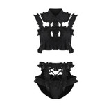 Kawaii Japanese Anime Keyhole Kitten Cat  Lingerie Set
