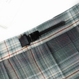 Kawaii pleated plaid high-waist skirt Kawaii pleated plaid high-waist skirt