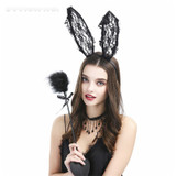 Sexy Lace Bunny Ears Headband Sexy Accessories