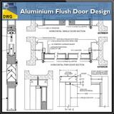 Aluminium Flush Door Design