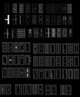 Furniture 2D CAD collection