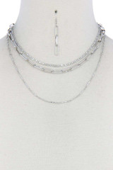 Metal Layered Necklace