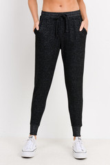 Drawstring Hacci Sweatpants
