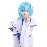 Re:Life zero Rem Ram Cosplay Kimono Suit +Socks+Headwear