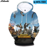 3D PUBG Hoodies Men/women