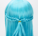 Cosplay Sword Art Online  Yuuki Asuna Blue Wig