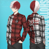 MY HERO ACADEMIA Todoroki Shoto Shirt Cotton