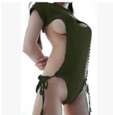 Sexy  Cosplay Backless Virgin Killer