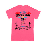 Never Underestimate An Autism Mom - Standard T-shirt, Tee