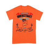 Never Underestimate An Autism Mom - Standard T-shirt, Tee