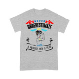 Never Underestimate An Autism Mom - Standard T-shirt, Tee