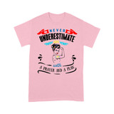 Never Underestimate An Autism Mom - Standard T-shirt, Tee