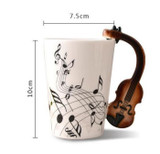 Creative Musical Instrument Ceramic Mug