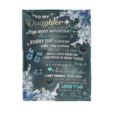 From mom to daughter  - Sherpa Blanket